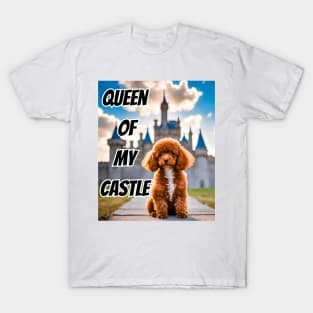 Queen of My Castle Toy Poodle T-Shirt